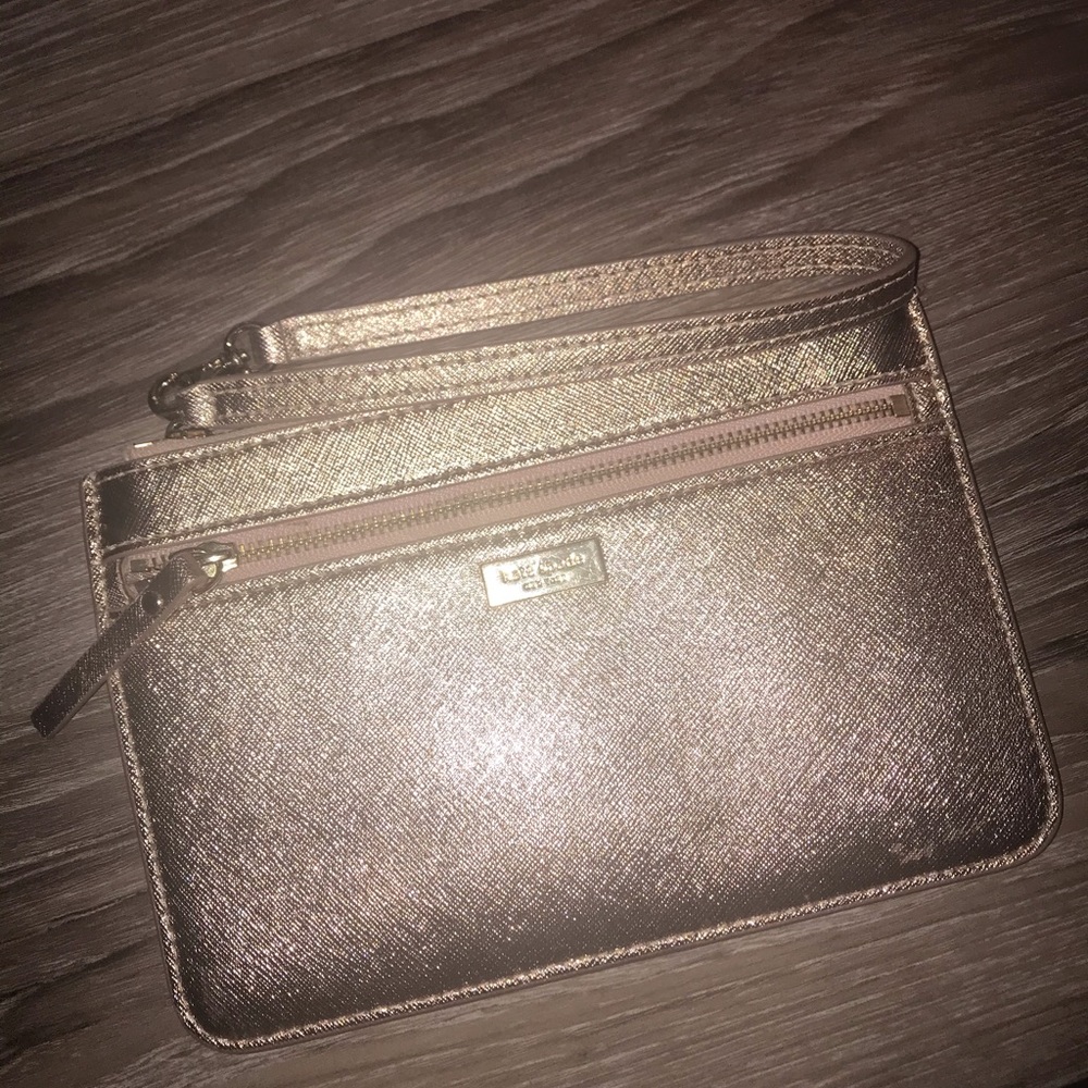 Kate Spade Rose Gold Wristlet